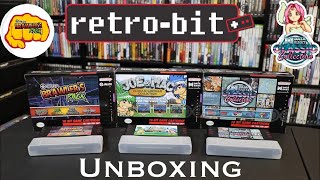 Retro-Bit SNES Multi Carts (Jaleco Brawler's Pack, Joe and Mac, Data East Collection) Unboxing!