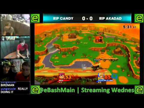 8/30 eBash Terre Haute Smash Sunday SSB4 Finals (RIP_AKADAD VS RIP_Candy)