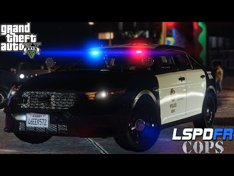 LSPDFR 0.4.8 | GTA 5 | LAPD Ford Taurus CRASH Unit | All Because of A Cigarette | Episode #101