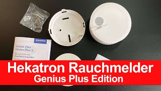 Hekatron Rauchmelder Genius Plus Edition, Testsieger Stiftung Warentest | Unboxing & Montage