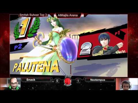 Smash 4 Suhoor: Snack (Palutena) vs NeoTempus (Marth) - WF