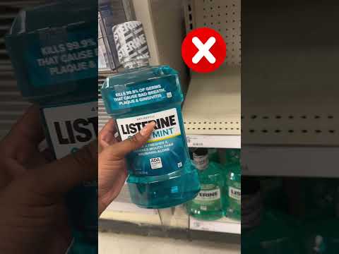 Buy this, not that | Mouthwash #listerine #hygienetips #selfcare #bougieonabudget