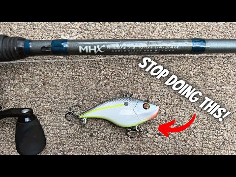 90% Of Anglers Don't Know How To Fish A Lipless Crankbait!  Learn To Master It With These Retrieves!