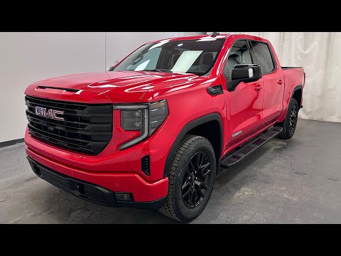 2026 GMC Sierra 1500 Crew Cab Short Box 4-Wheel Drive Elevation in Red for sale at Davis GMC Buick Lethbridge in Lethbridge, AB