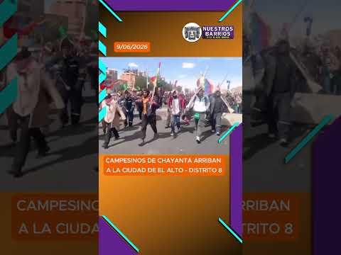 Delegación de comunarios de Chayanta llegan a El Alto