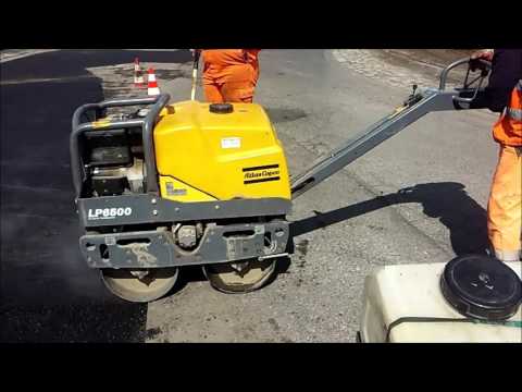 Double Drum Walk Behind Roller