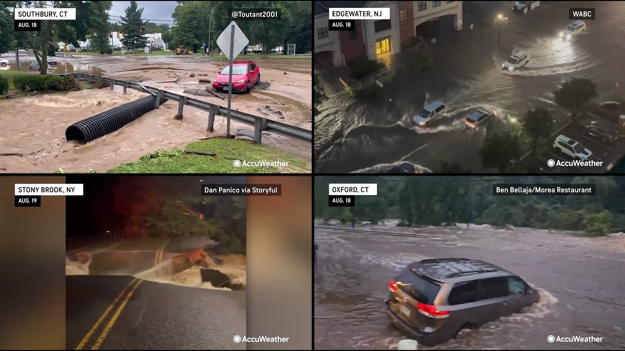 Extreme, Deadly Flooding in New England (Supercut)