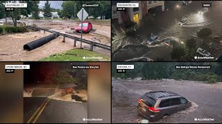 Extreme, Deadly Flooding in New England (Supercut)
