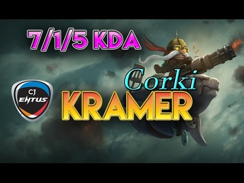 CJ Entus Kramer vs Cpt Jack - Corki ADC vs Ezreal - Full Game