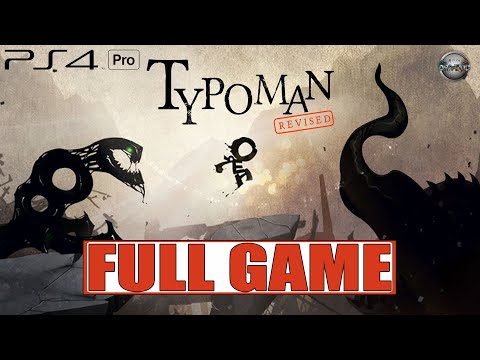 Typoman Revised FULL GAME Walkthrough Gameplay PS4 Pro (No Commentary)