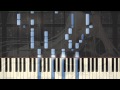[Gosick] OP Destin Histoire Piano Synthesia ...