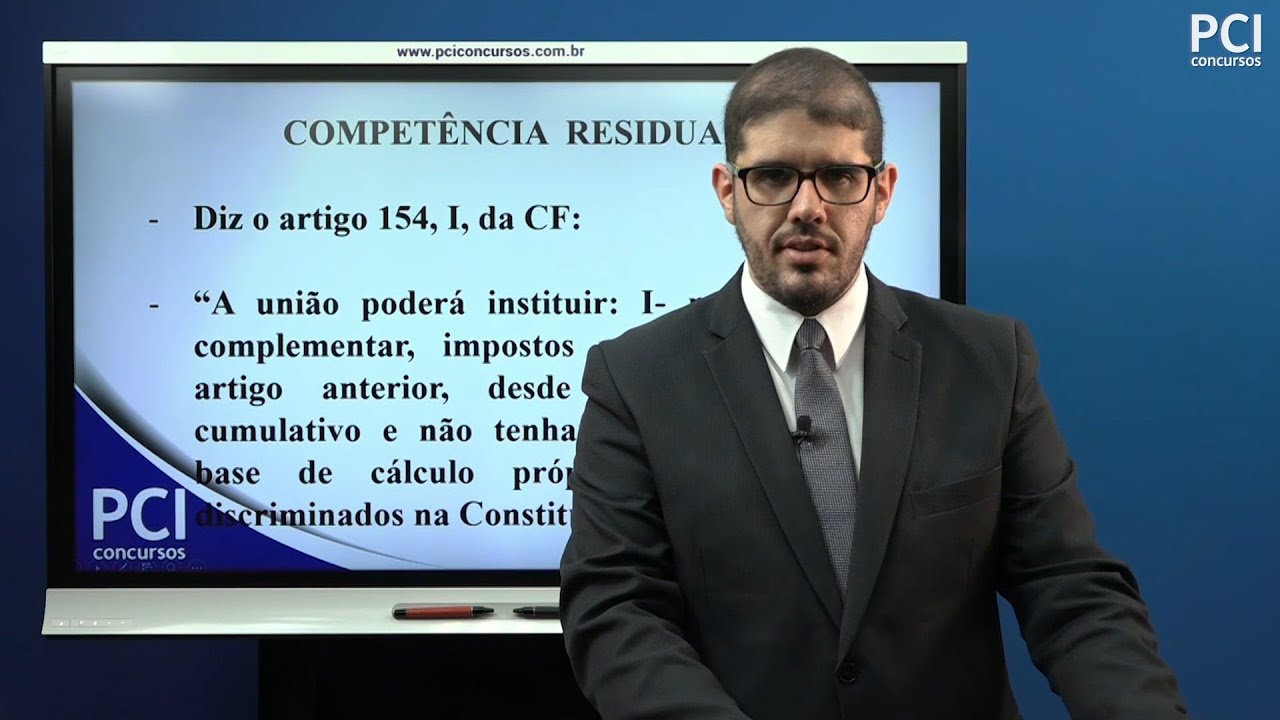 Aula 27 - Competência Tributária - Competência Residual - Extraordinária
