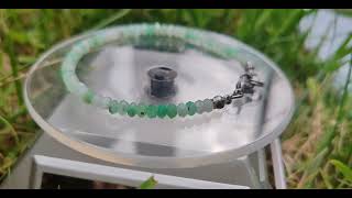 "Elixír emocí" náramek chryzopras, broušené rondelky 4,2mm