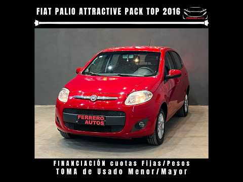 Se Vende: Fiat Palio Attractive Pack Top 2016 - FERRERO Automotores Oncativo (Provincia de Córdoba)