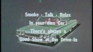 DRIVE IN MOVIE ADS FROM THE 50,s and 60,s