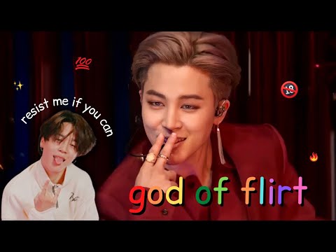 park jimin is the ultimate flirt