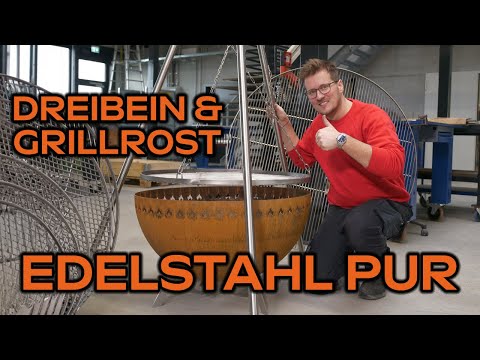 Grillrost.com - EDELSTAHL PUR! Dreibein & Grillrost