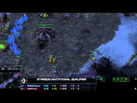 Dragonei (z) Vs Heusa (z) - game 1 - Starbow invitational qulaifier