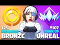 Bronze To Unreal SPEEDRUN Solo Fortnite Ranked