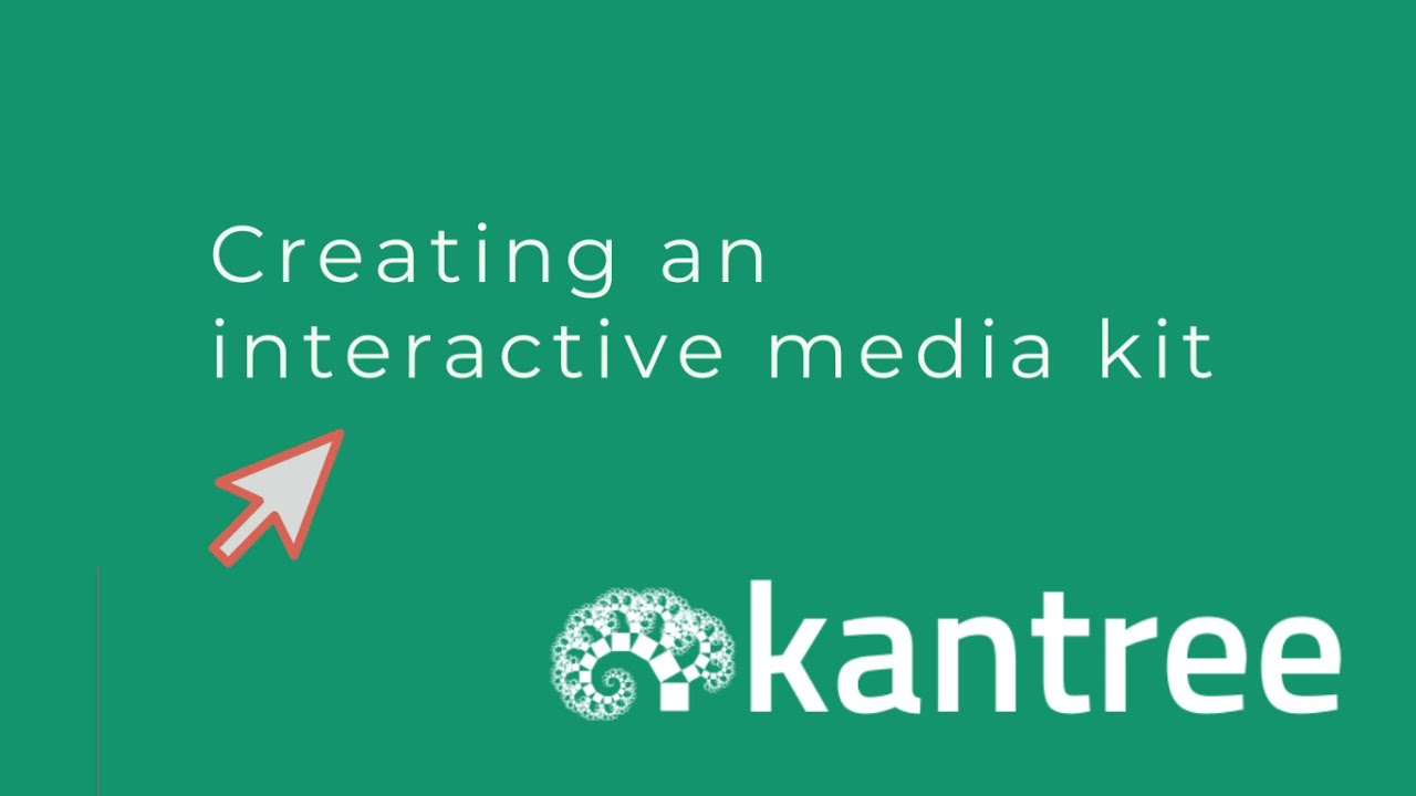 Creating an interactive media kit