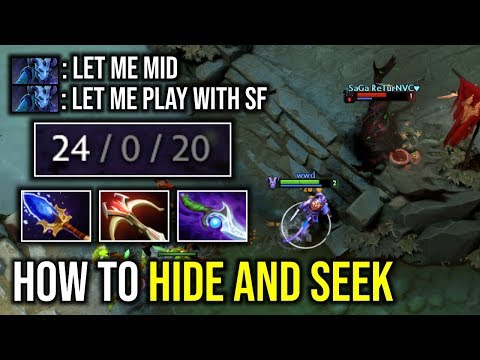 HIDE AND SEEK..!! New Meta Daedalus + Aghanim Riki Midlane 7.22f | Dota 2