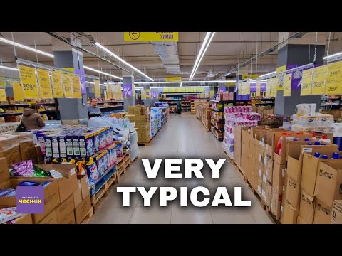 Russian TYPICAL (Discount) Supermarket: Chesnok