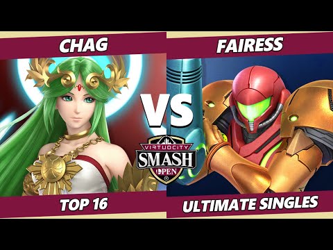Virtuocity 2022 Top 16 - Fairess (Samus) Vs. Chag (Palutena) SSBU Ultimate Tournament