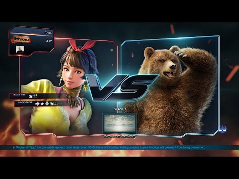 Tekken 7 Game Josie VS Kuma