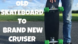 BRAND NEW Skateboard out of Old Board ¦ Full Tutorial