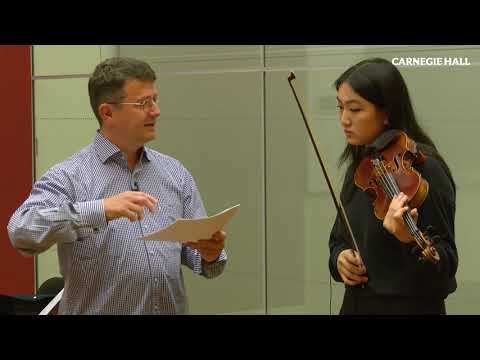 Berliner Philharmoniker Violin Master Class with Raimar Orlovsky: Ravel’s “Tzigane”