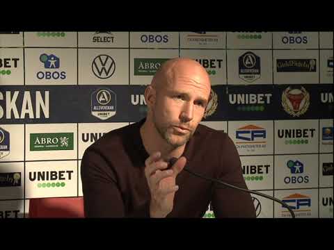 Presskonferens efter Kalmar FF- IK Sirius (3 oktober 2021)
