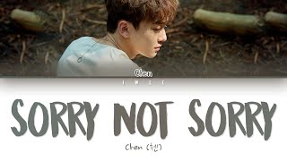 CHEN (첸) – Sorry not sorry (하고 싶던 말) (Han|Rom|Eng) Color Coded Lyrics/한국어 가사