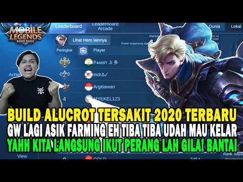 BUILD ALUCARD TERSAKIT 2020 TERBARU BUILD TOP GLOBAL 1 ALUCARD - MOBILE LEGENDS INDONESIA