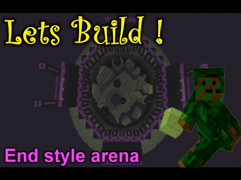 Minecraft speed Build - End World style PvP Arena with download