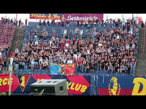 Doping + radość po bramce (Pogoń - Lech PP 09.08.2017)