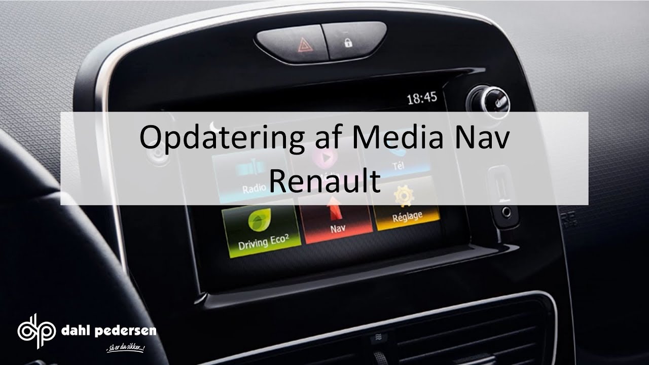 forligsmanden helt bestemt med tiden Opdatering af kort | Renault Media Nav