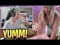 Ninja Plays with His WIFE the Donut Challenge! *GONE WRONG* - Fortnite Best and Funny Moments