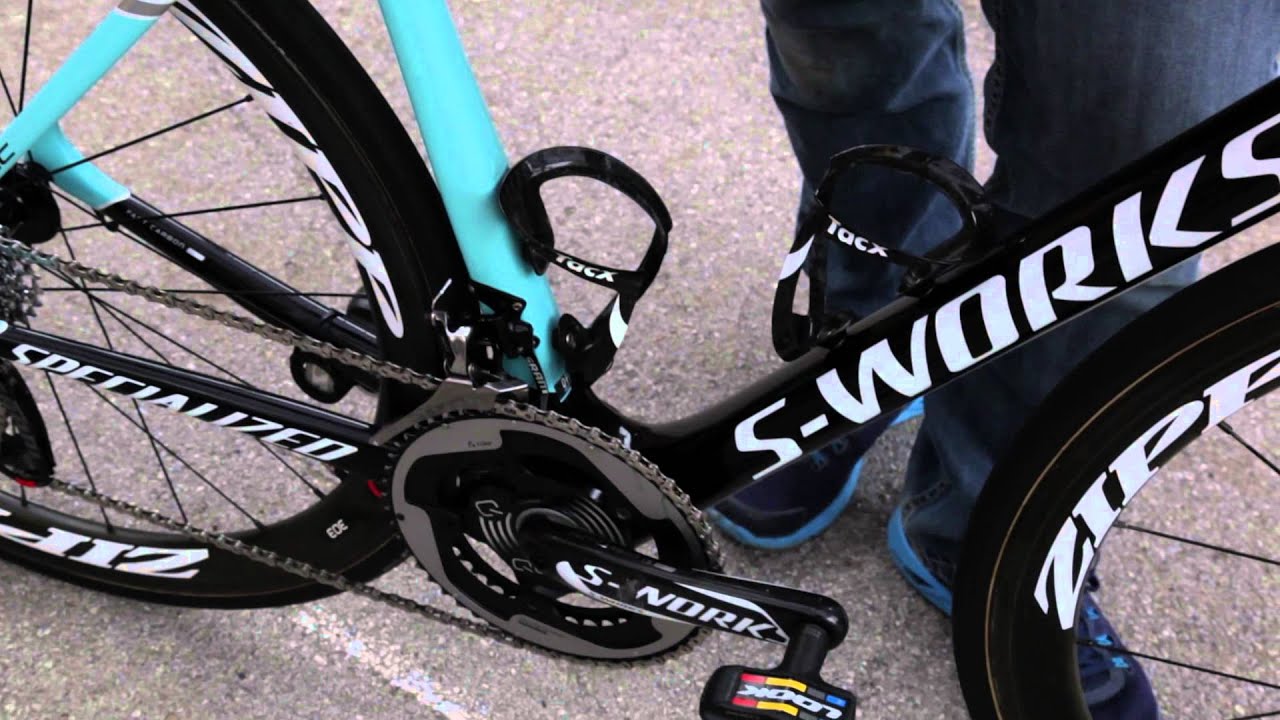 Rigoberto Uran's Specialized Tarmac race bike from the 2014 Giro d'Italia - YouTube