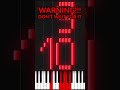 Piano Countdown Shorts