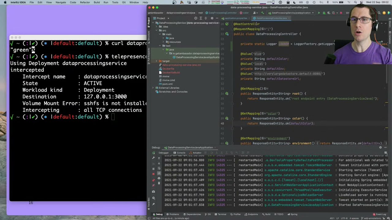 Container Days 2021: Debugging Microservices with Telepresence: Local-to-Remote "Hot Reload"