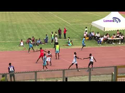 Boy’s 4x400m heat 3. Ashanti Region TVET athletics competition 2026.