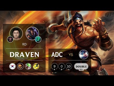 Draven ADC vs Sona - KR Grandmaster Patch 9.11