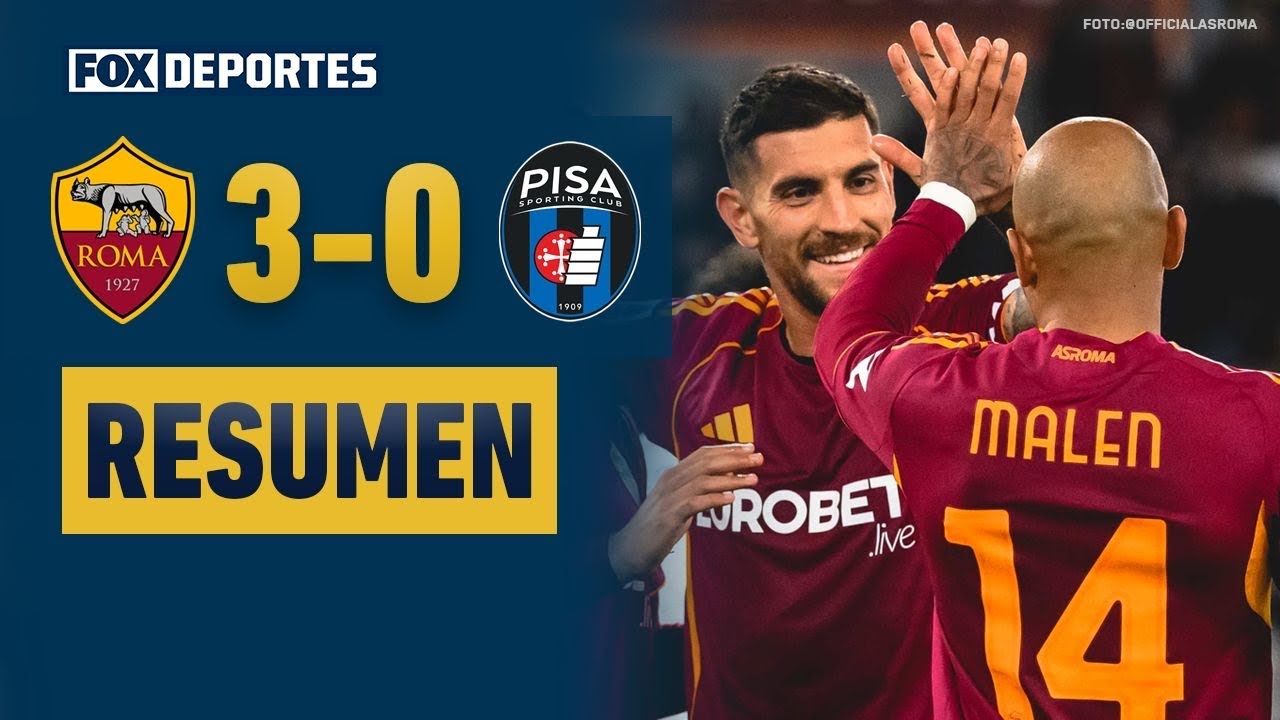 😎 ¡TRIUNFO GRACIAS A MALEN! | Roma 3-0 Pisa | HIGHLIGHTS | Jornada 32 | Serie A 2026
