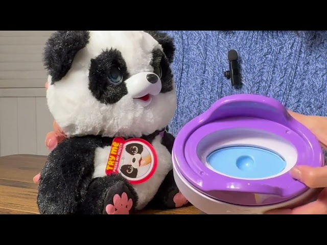 Vídeo relacionado con My Baby Panda ChuChu de Little Live Pets | Mascota interactiva con +50 Sonidos y reacciones, agita los pies, Hace popó y se ríe. Orinal Incluido. Un Regalo Divertido y Adorable para los niños (30 cm)