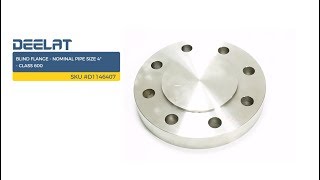 Blind Flange - Nominal Pipe Size 4
