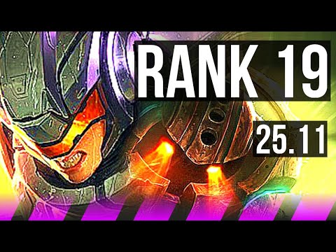 LEONA & Vel'Koz vs NAUTILUS & Senna (SUP) | Rank 3 Leona, 1/1/13, Rank 19 | KR Challenger | 25.11