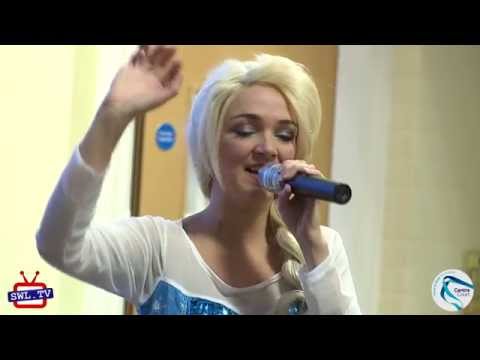 Elsa and Anna from "Frozen" visit Tooting Primary School (extended version)