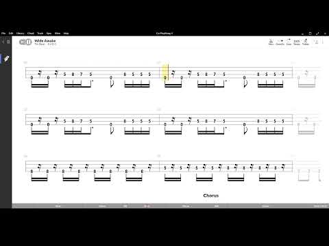 Audioslave ( Wide Awake ) ,Tablatura e base Senza Basso - Backing bass track-NO BASS