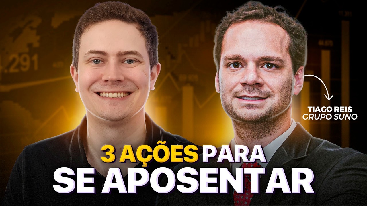 3 MELHORES AÇÕES PARA INVESTIR HOJE (e se aposentar com dividendos)!