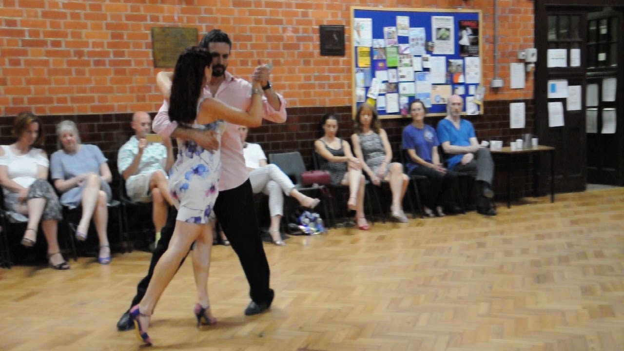 Alexandra Wood & Guillermo Torrens Class demonstration at Reading Tango Club